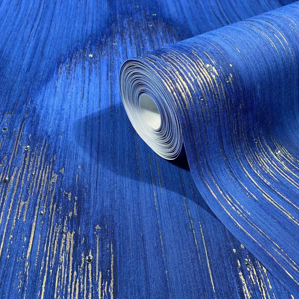 Silk Prism with Rhinestones - Royal Wallpaper