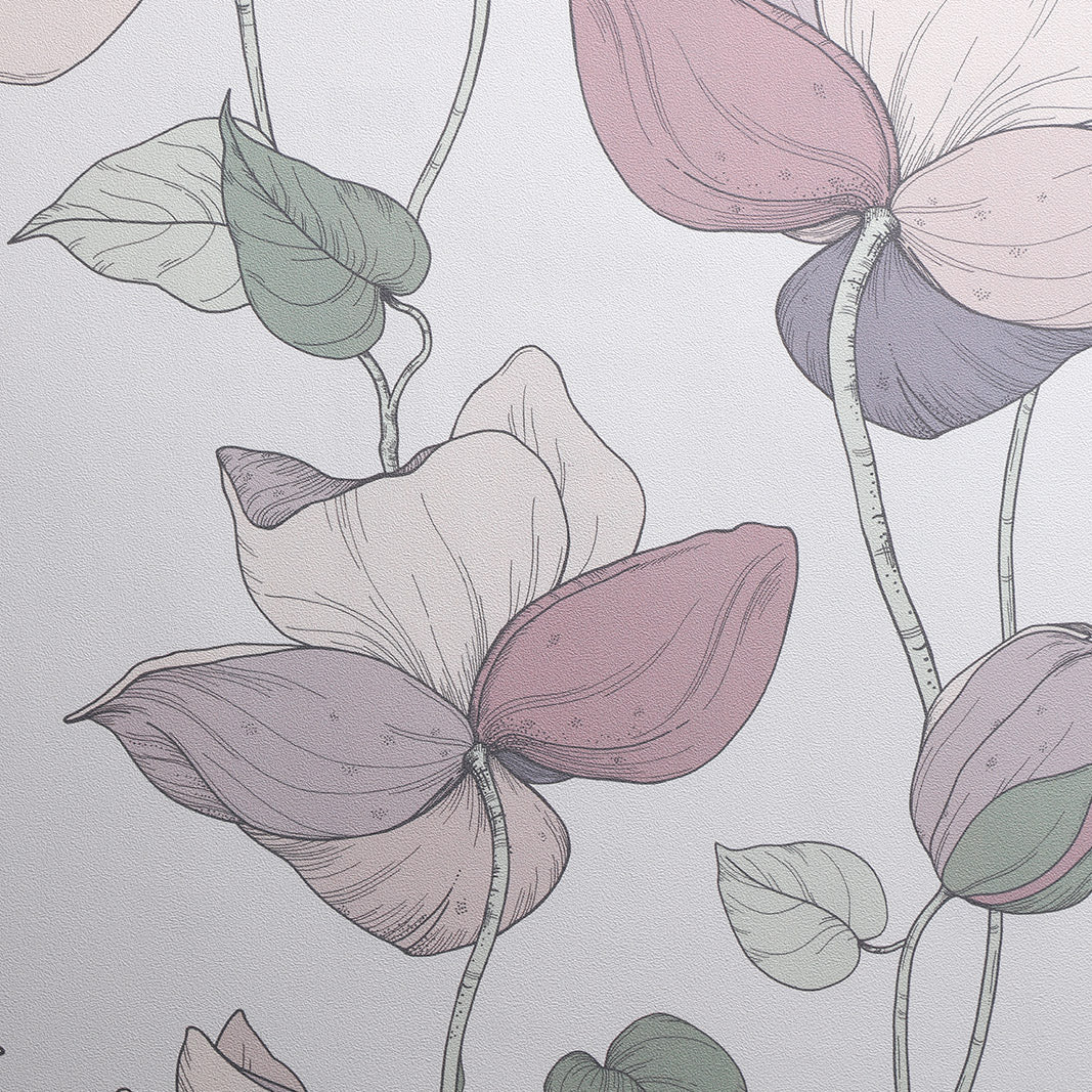 Spring - French Mauve Wallpaper
