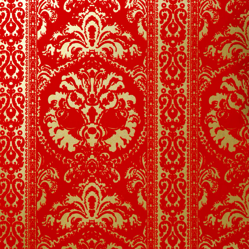 St. Moritz Flocked Wallpaper - Image 4