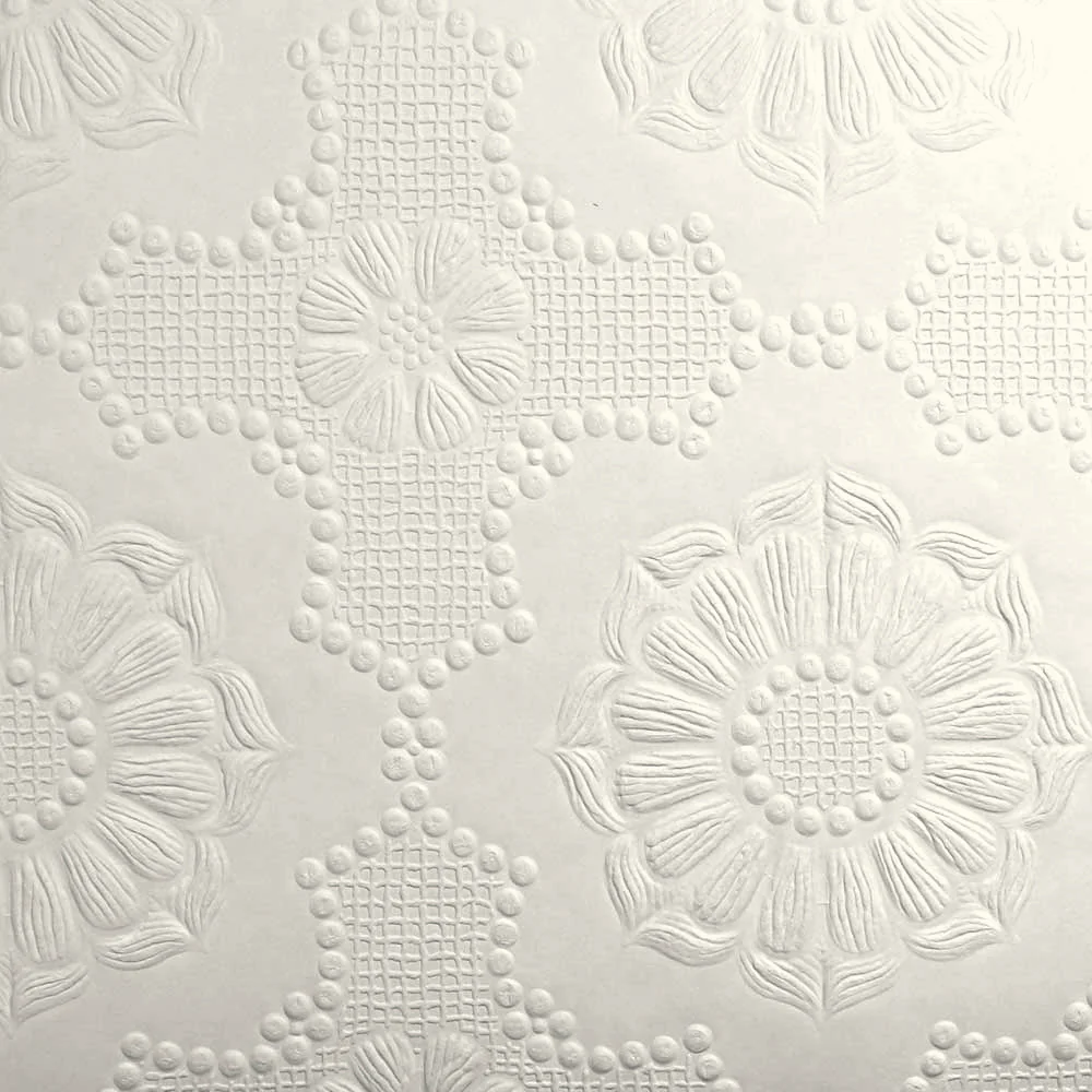 Supaglypta Alexander Paintable Embossed Wallpaper