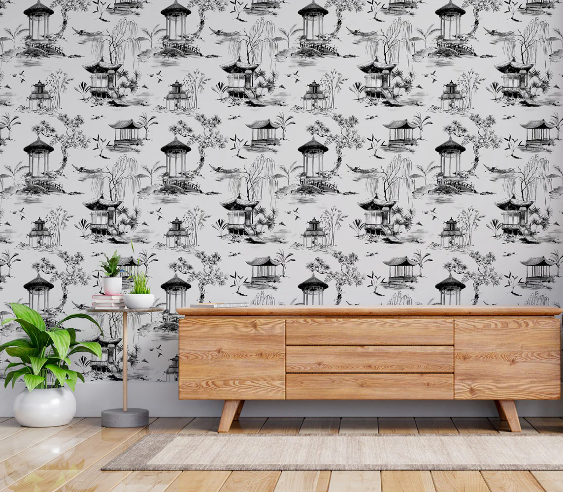 Suzhou Toile Wallpaper - Image 2