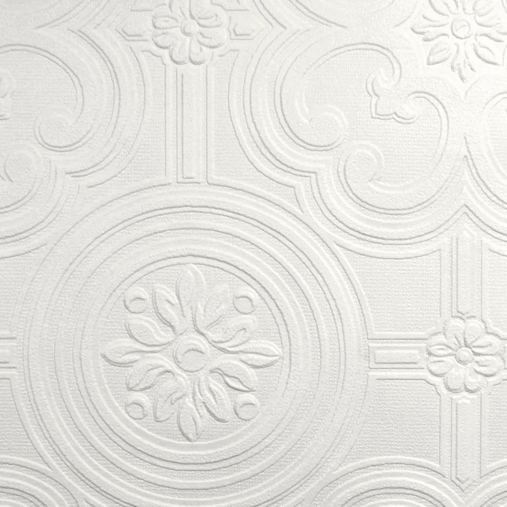 Textured Egon Paintable Embossed Wallpaper
