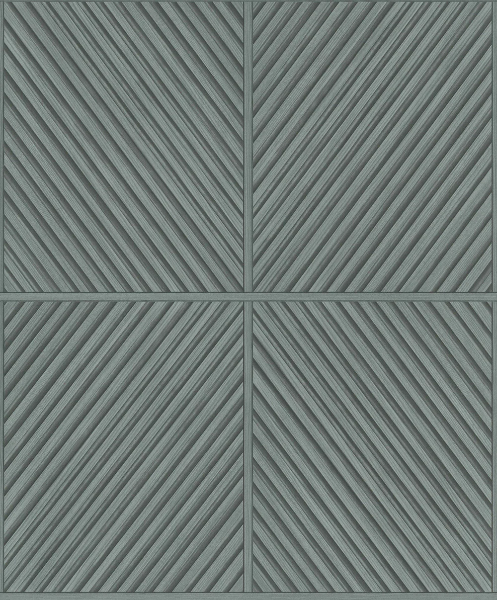 Timber Lines Wallpaper - Green