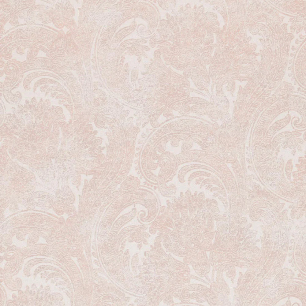 Vintage Paisley Wallpaper - Blush