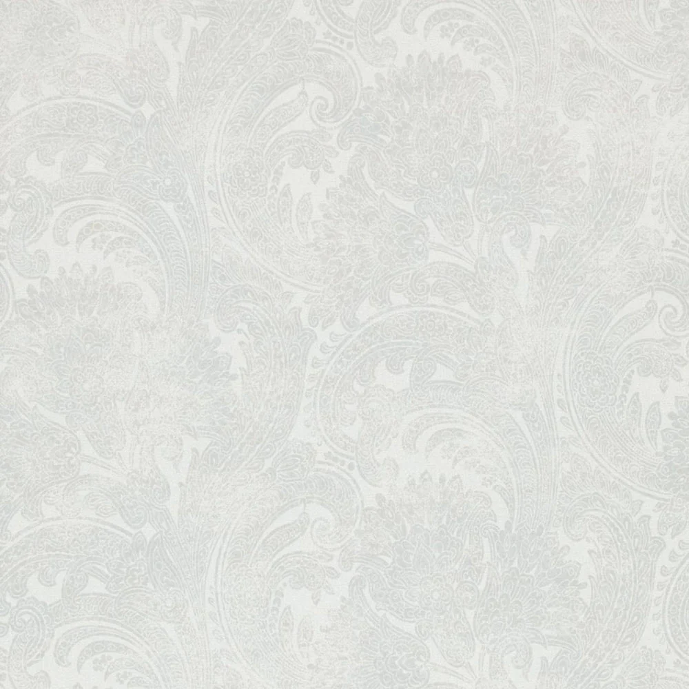Vintage Paisley Wallpaper - Soft Grey