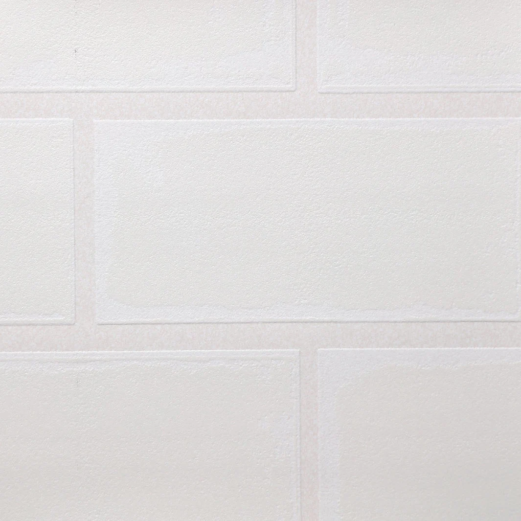 White Subway Tile Wallpaper