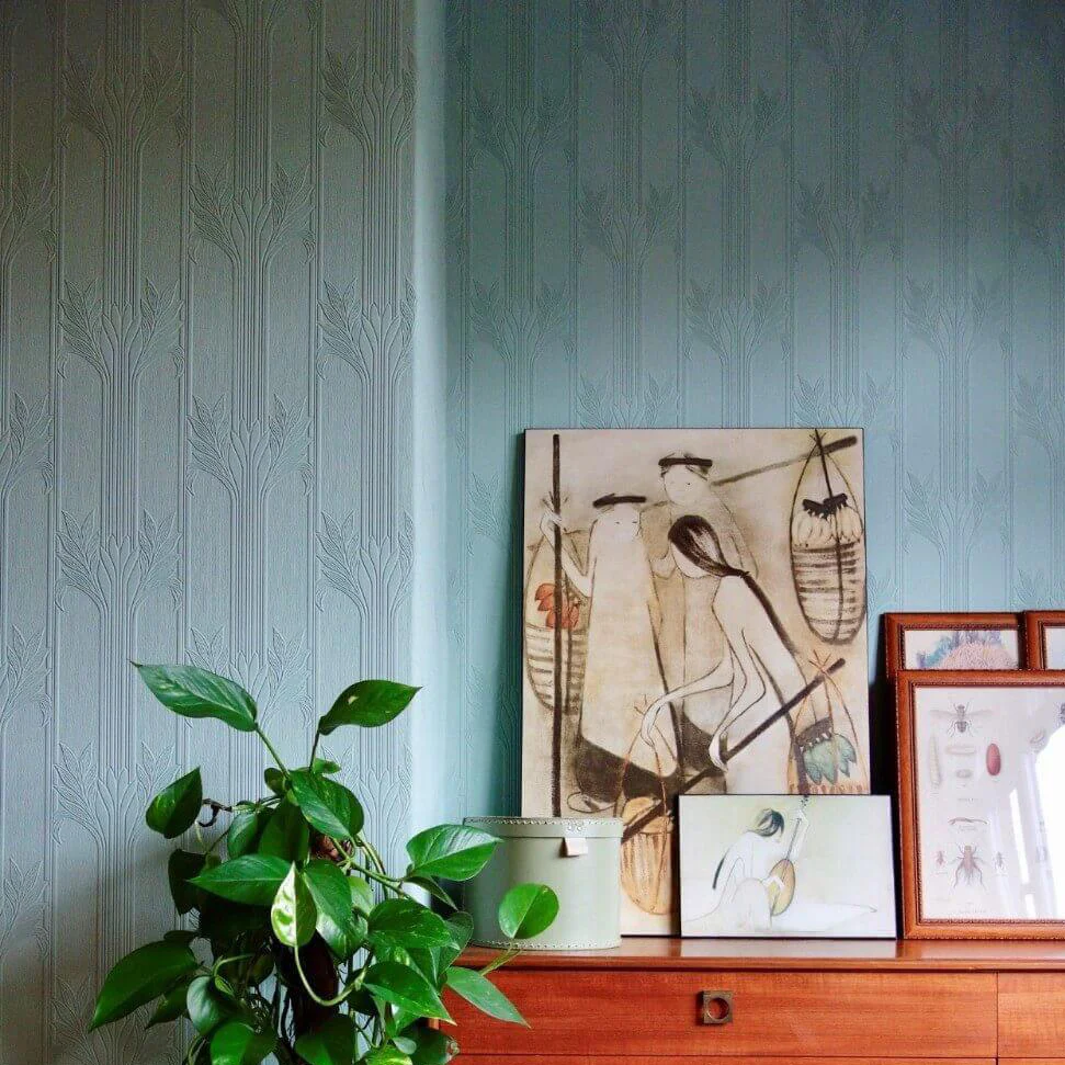 Wildacre Paintable Embossed Wallpaper - Image 2