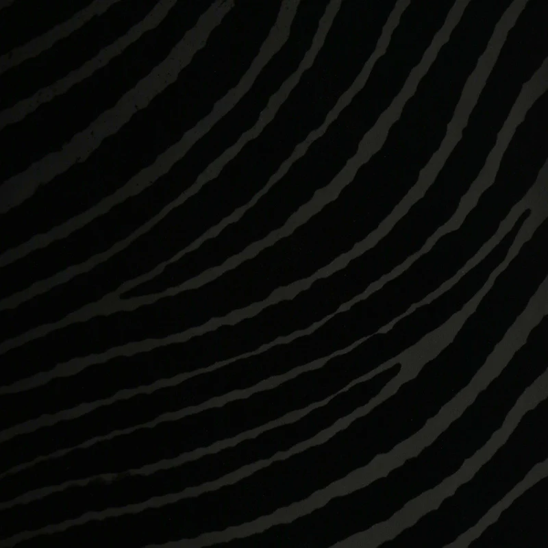 Zebra Stripes Wallpaper - Ebony and Black Velvet
